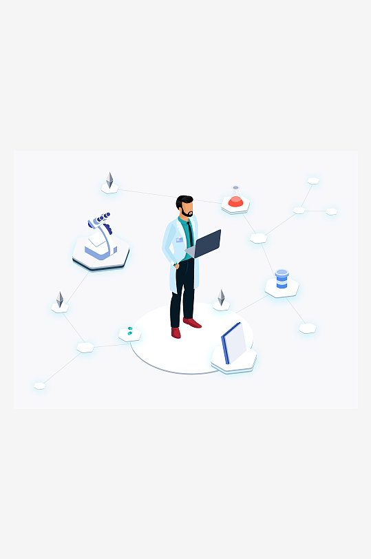 矢量金融插画素材-众图网