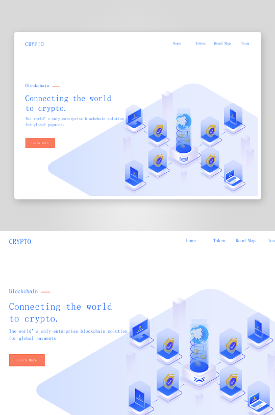 矢量金融插画模版-众图网