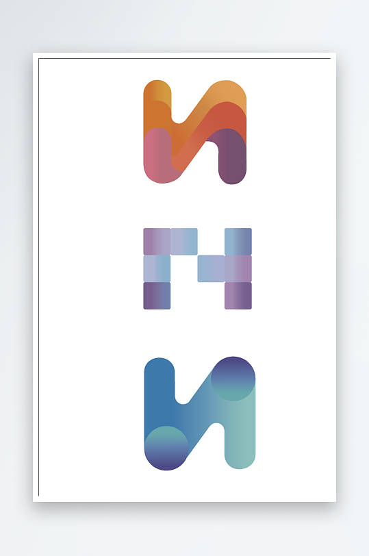 字母设计AI字体设计-众图网