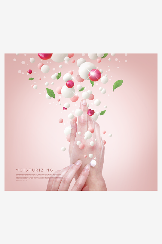 水珠分子背景素材-众图网