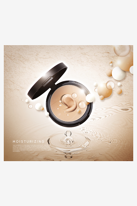 水珠分子背景素材-众图网