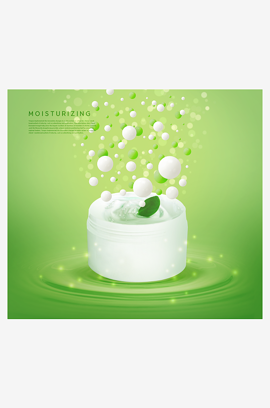 水珠分子背景素材-众图网