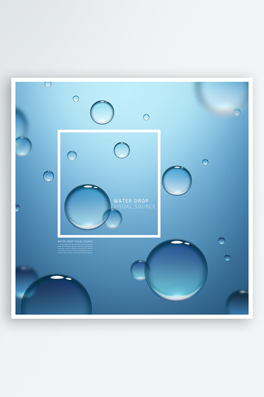 水珠分子背景模板素材-众图网
