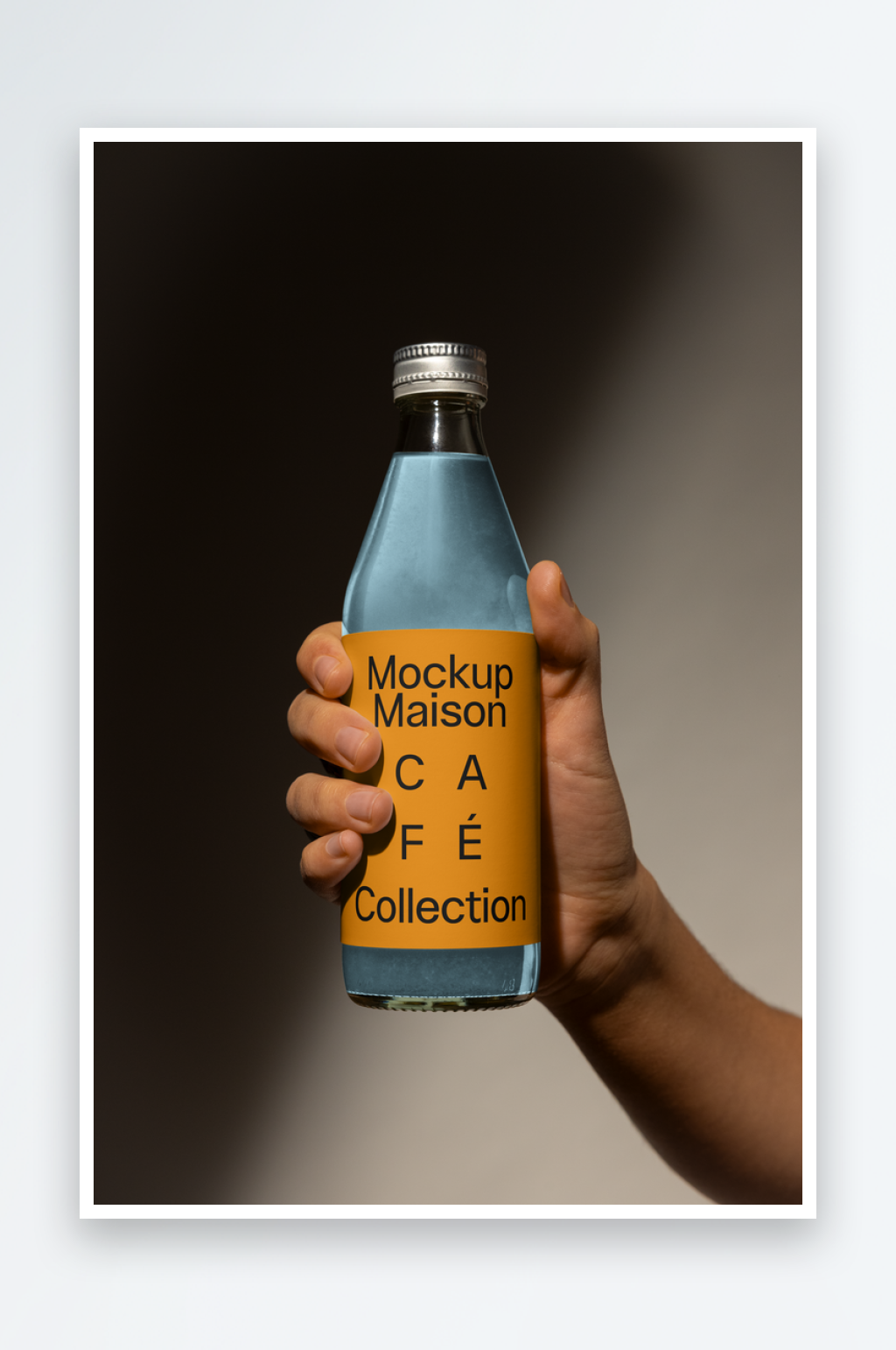 气泡酒饮料mockup样机素材素材