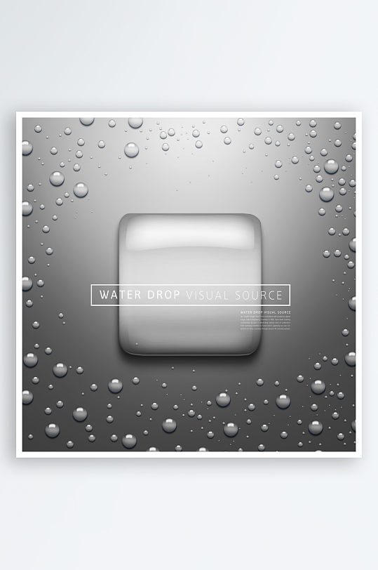 水珠分子背景模板素材-众图网