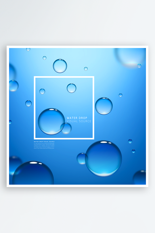 水珠分子背景模板素材-众图网