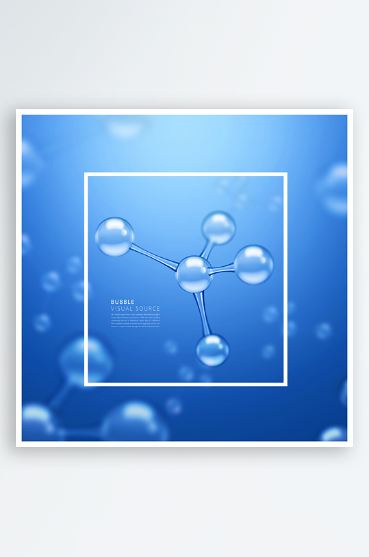 水珠分子背景模板素材-众图网