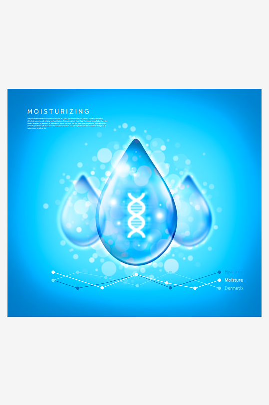 水珠分子背景模板素材-众图网