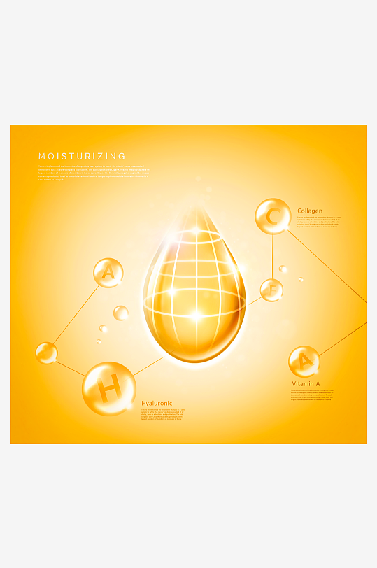 水珠分子背景模板素材-众图网