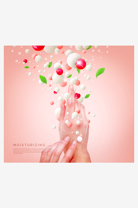 水珠分子背景模板素材-众图网