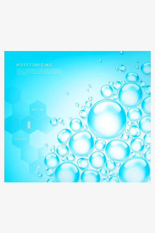 水珠分子背景模板素材-众图网