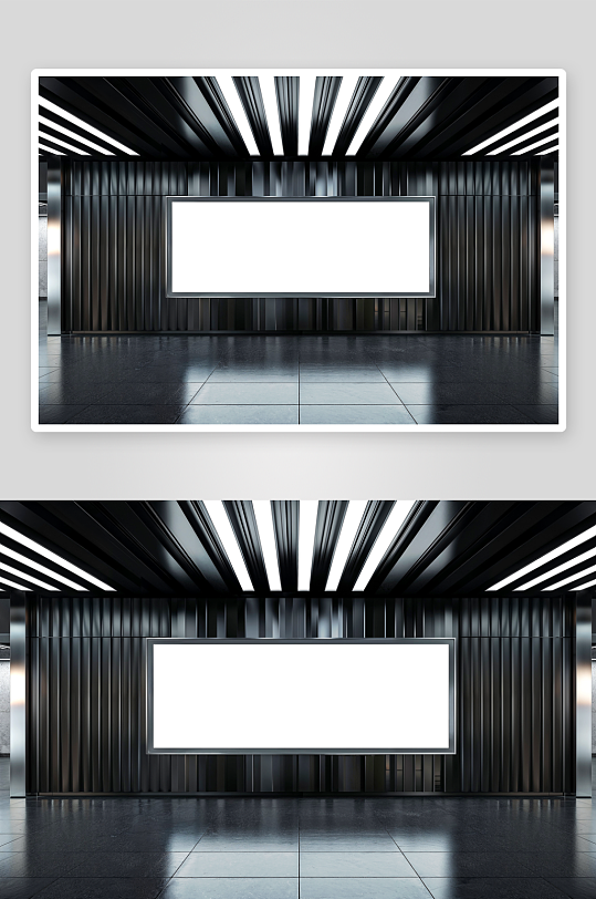 户外广告mockup样机设计素材-众图网