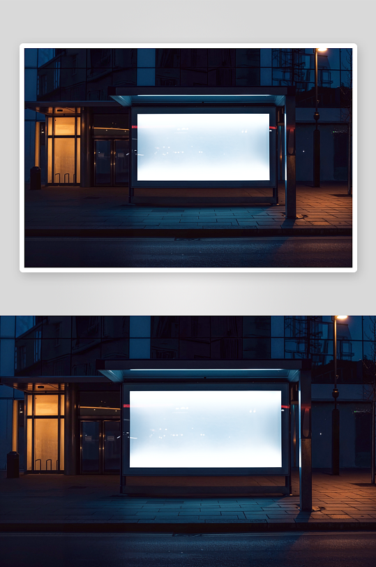 户外广告mockup样机设计素材-众图网