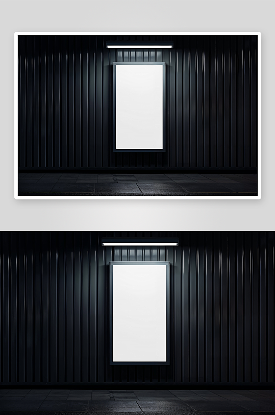 户外广告mockup样机设计素材-众图网