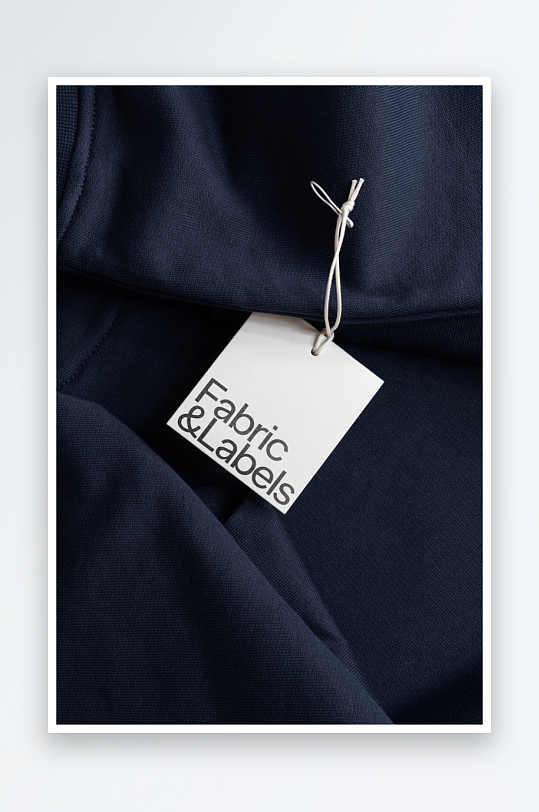 服装吊牌mockup样机设计素材-众图网