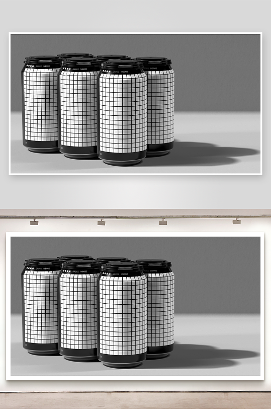 易拉罐mockup样机设计素材-众图网