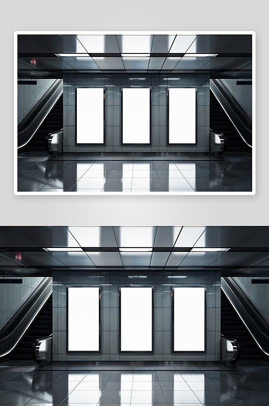 户外广告mockup样机设计素材-众图网