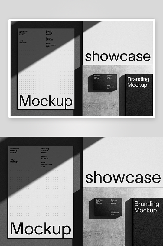 信纸名片mockup样机设计素材-众图网