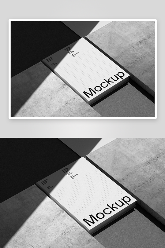 信纸名片mockup样机设计素材-众图网