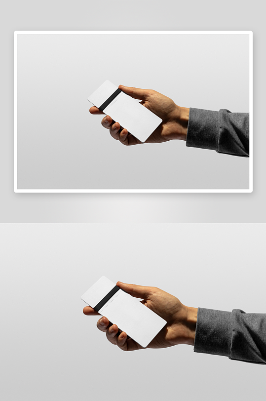 卡片名片mockup样机设计素材-众图网