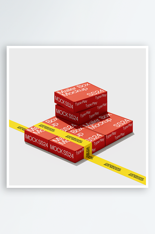 包装盒mockup样机设计素材-众图网