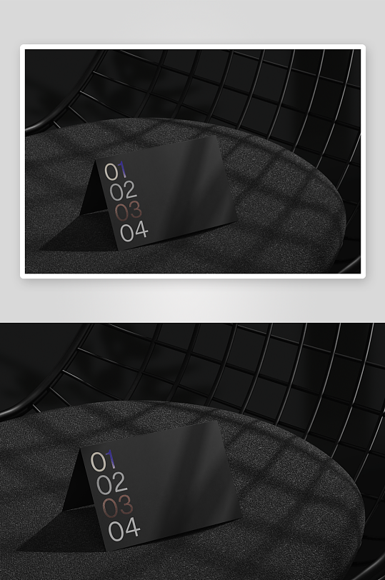 卡片mockup样机设计素材-众图网