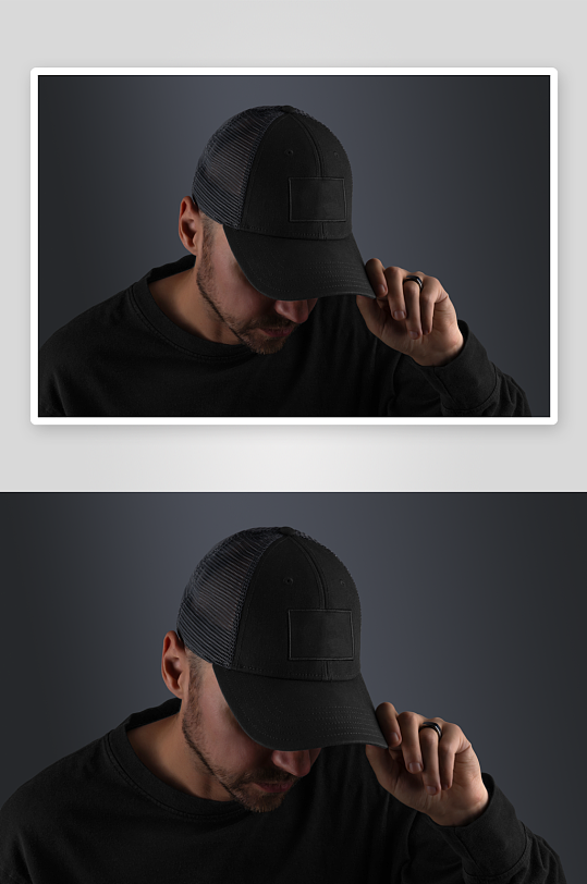 帽子mockup样机设计素材-众图网