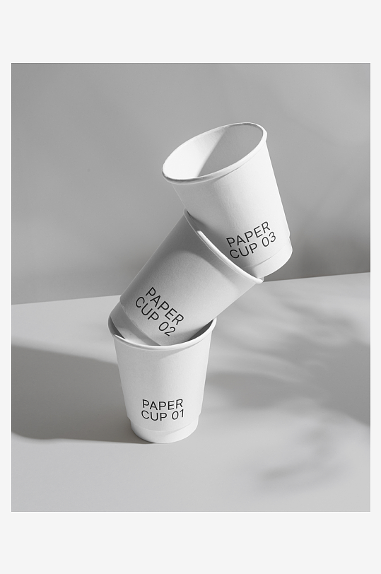 一次性水杯mockup样机设计素材-众图网