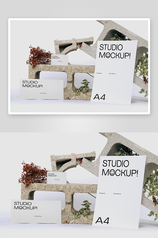 传单mockup样机设计素材-众图网