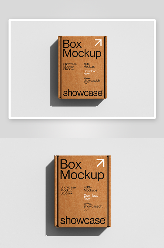 纸盒包装盒mockup样机设计素材-众图网