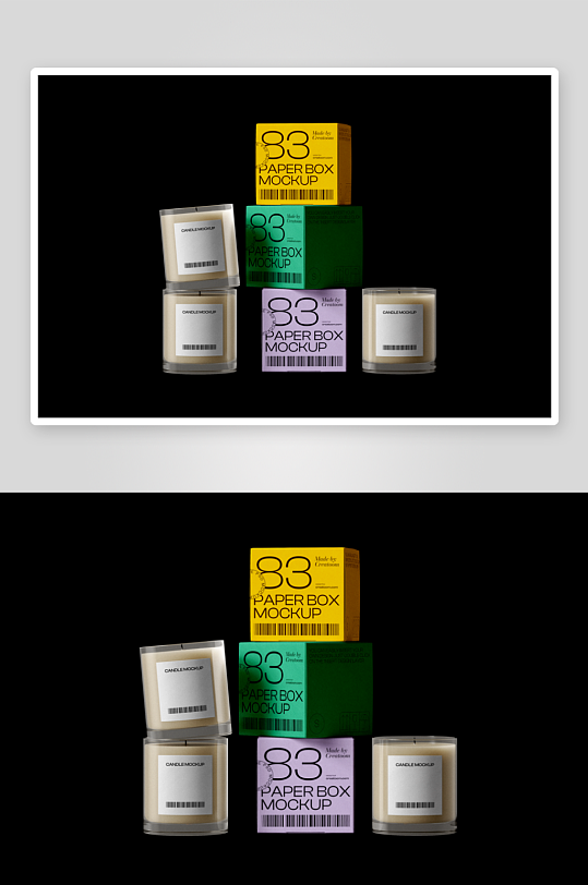 化妆品包装mockup样机设计素材-众图网