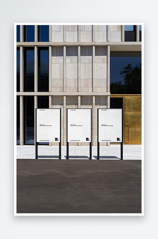 户外广告mockup样机设计素材-众图网