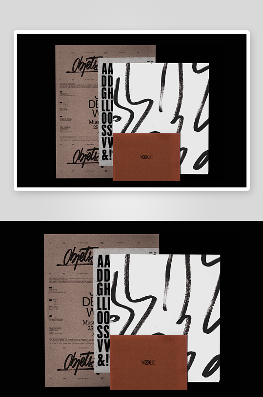 传单mockup样机设计素材-众图网