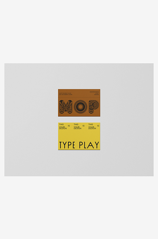 卡片名片mockup样机设计素材-众图网