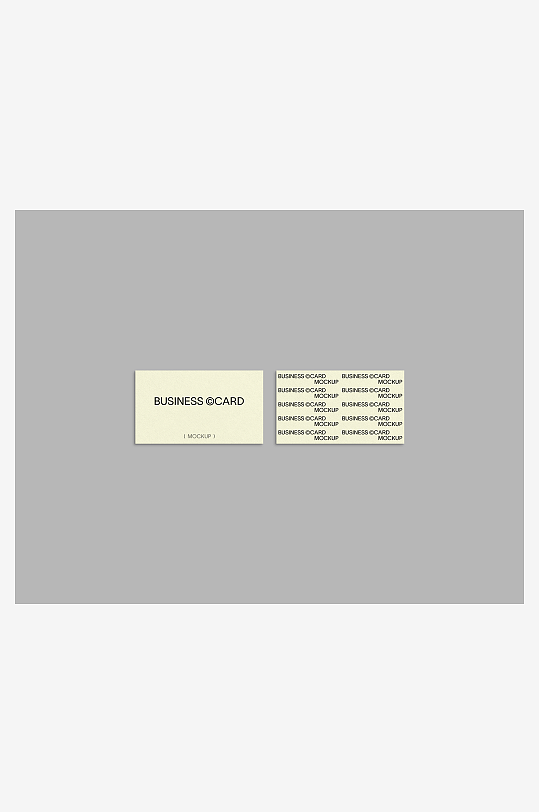 卡片名片mockup样机设计素材-众图网