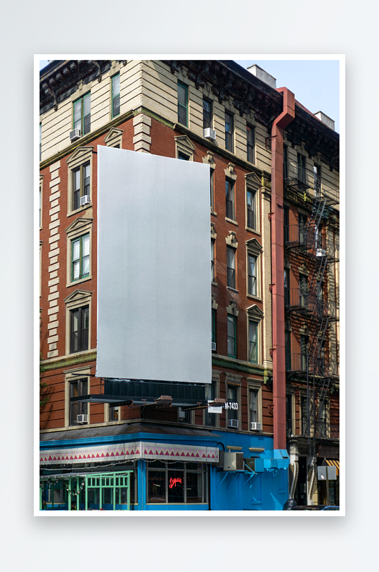 户外广告mockup样机设计素材-众图网