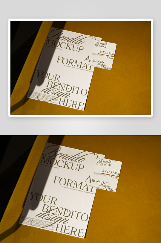 传单折页mockup样机设计素材-众图网