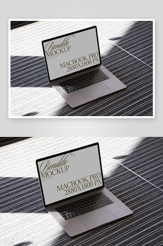 笔记本电脑mockup样机设计素材-众图网