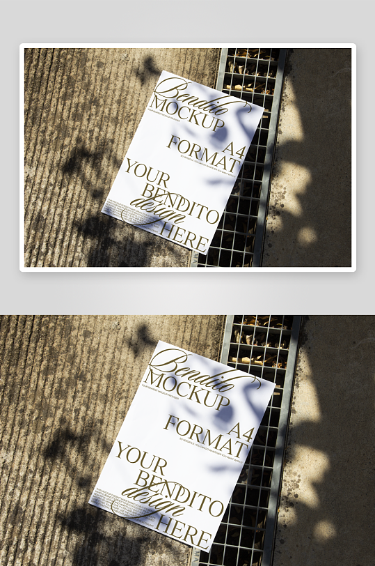 传单广告海报mockup样机设计素材-众图网