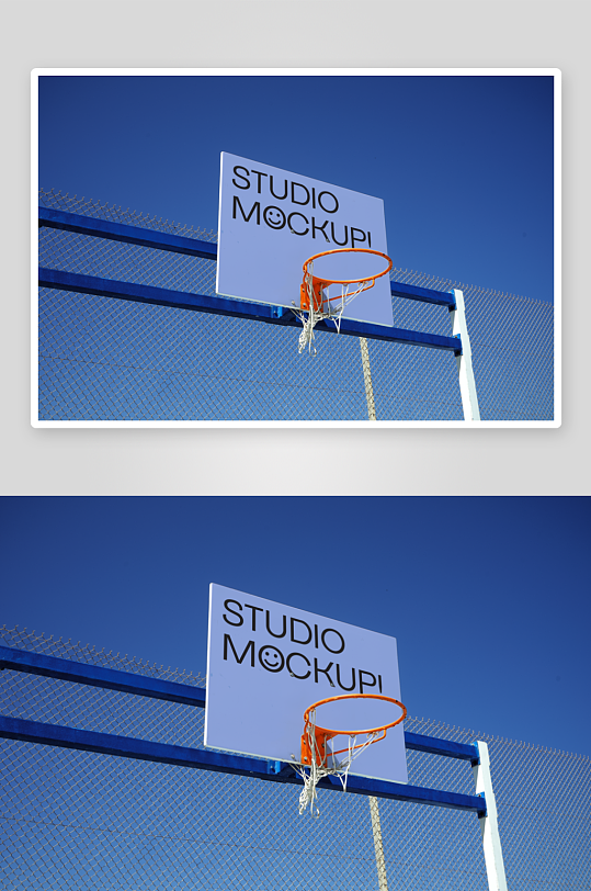 篮球框mockup样机设计素材-众图网