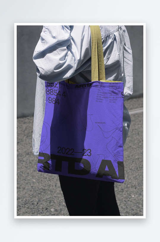 购物袋mockup样机设计素材-众图网