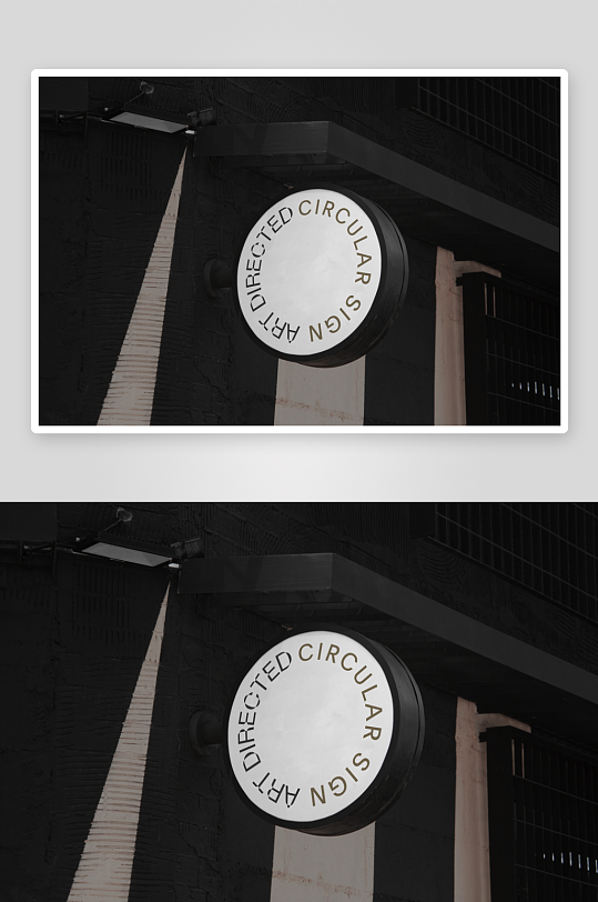 户外广告mockup样机设计素材-众图网