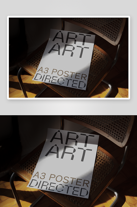 广告传单mockup样机设计素材-众图网