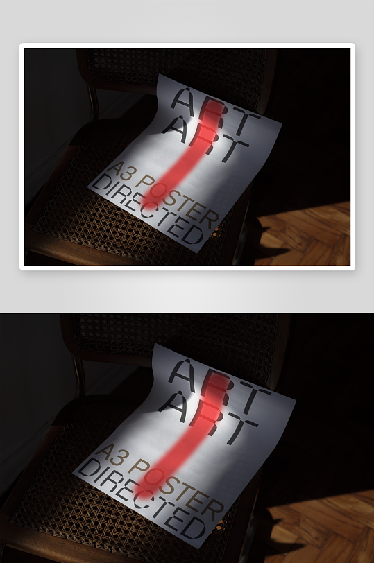 广告传单mockup样机设计素材-众图网