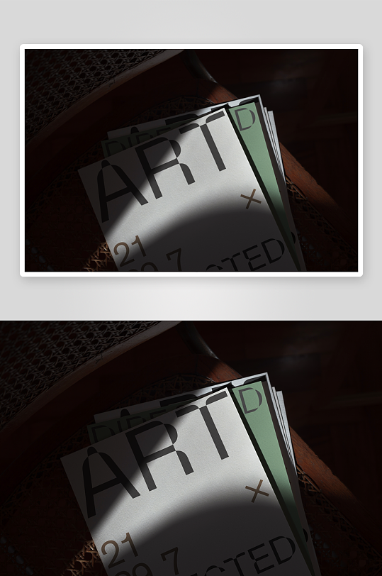 广告传单mockup样机设计素材-众图网