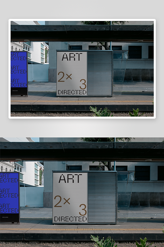 户外广告展示mockup样机设计素材-众图网