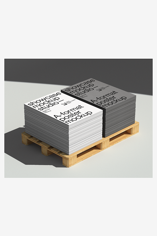 广告传单折页mockup样机设计素材-众图网