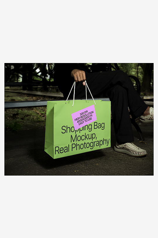 购物袋mockup样机设计素材-众图网