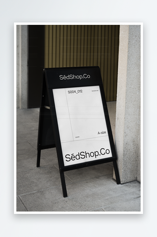 户外广告橱窗mockup样机设计素材-众图网