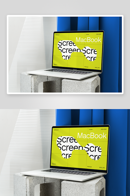 笔记本电脑mockup样机设计素材-众图网